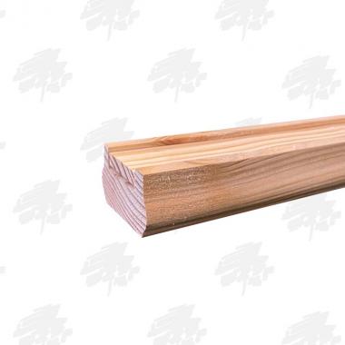 Untreated English Larch-Douglas Fir Hand-Base Rail